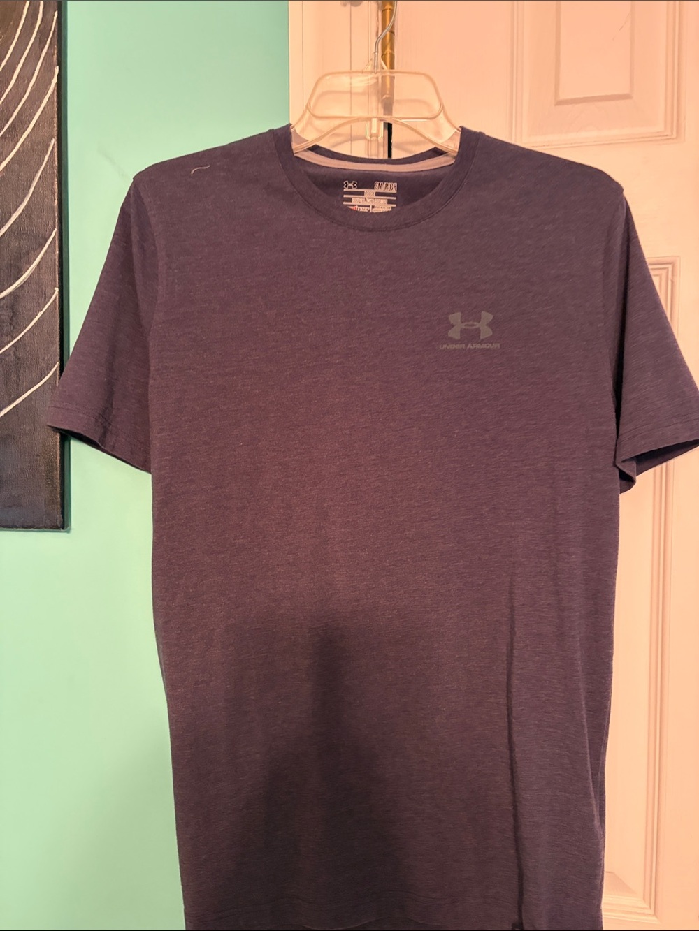 Under Armour Men’s Heathered Dark Purple Performance Tee